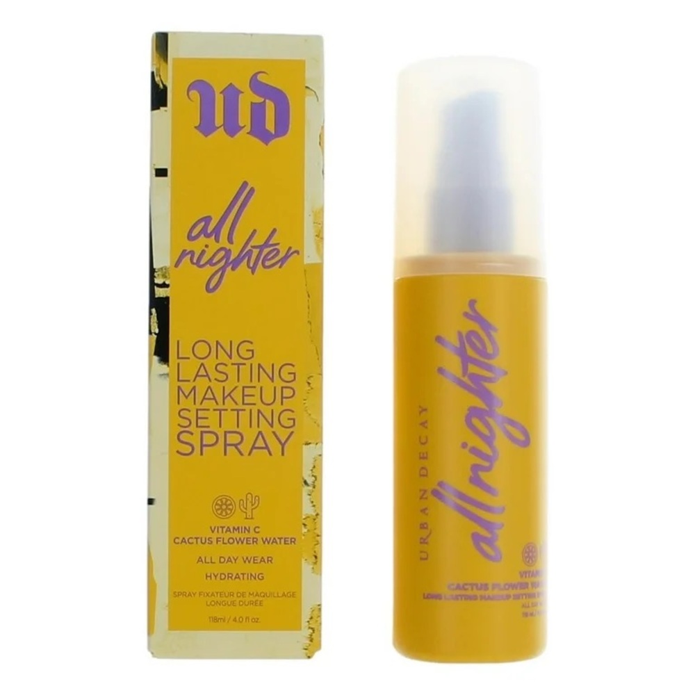 Urban Decay ALL NIGHTER Vitamin C Cactus Flower Setting Spray 4oz